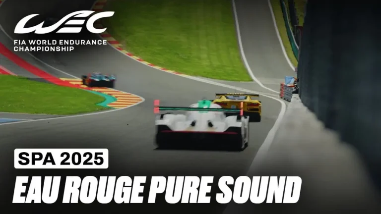 Eau Rouge PURE SOUND 4K | TotalEnergies 6 Hours of Spa | FIA WEC
